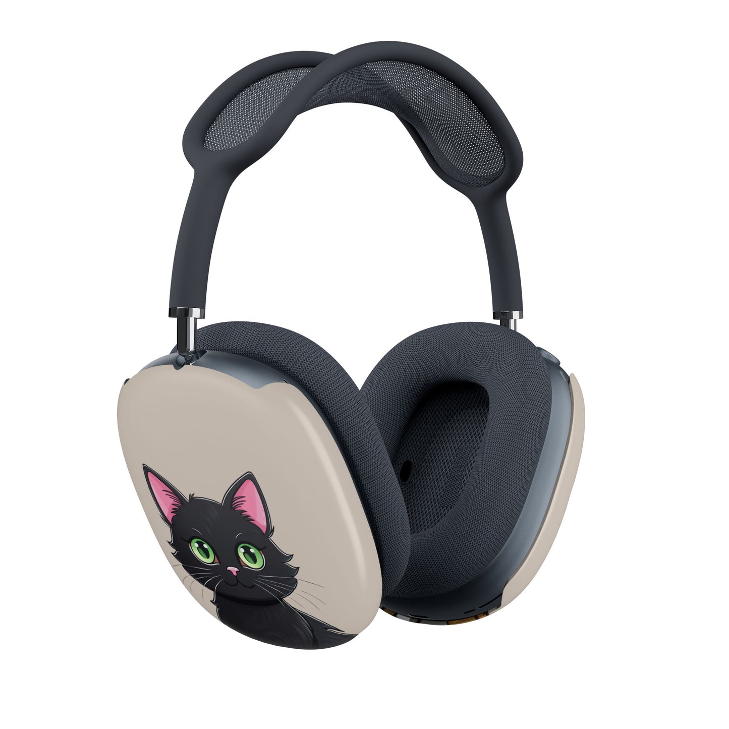 Cat-Themed AirPods Max Shell Case - Cute & Durable Protection