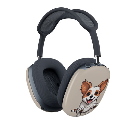 Playful Jack Russell AirPods Max Shell Case, Cute Dog Accessory, Pet Lover Gift, Protective Cover, Fun Tech Case, Unique Design - Woof Woof