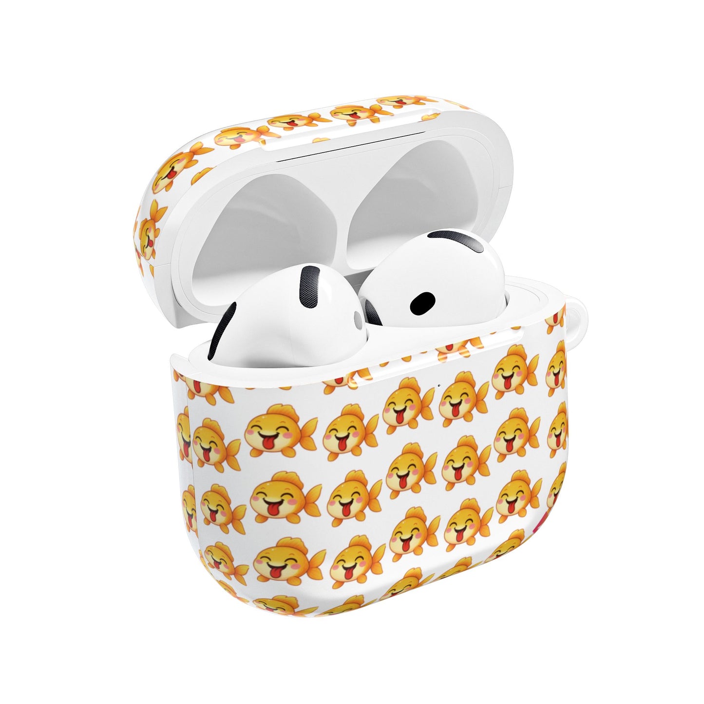Cute Goldfish AirPods® Case | Protective Fish-Themed Cover for AirPods Pro, Gen 1 & 2 | Funny Orange Fish Pattern | Gift for Pet Lovers