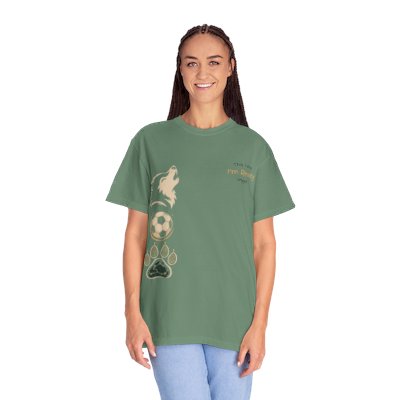 Howl I'm Ready Soccer Wolf T-Shirt | Paw Print, Soccer Ball Design