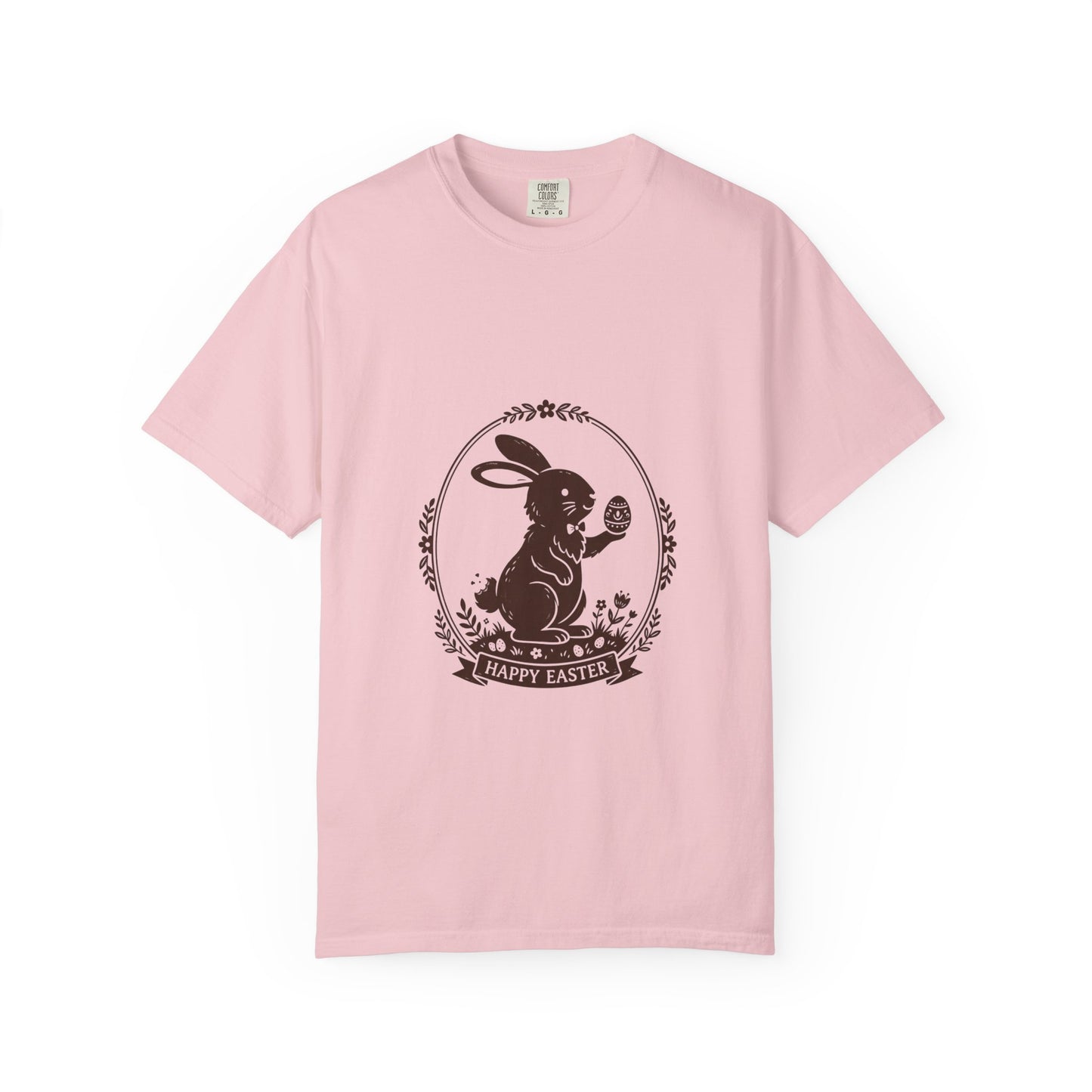 Easter Bunny Holding Egg T-Shirt | Happy Easter Graphic Tee