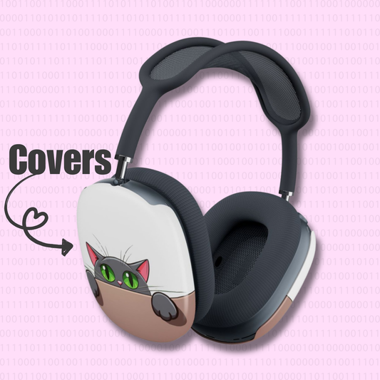 Green Eyed Cat AirPods Max Covers