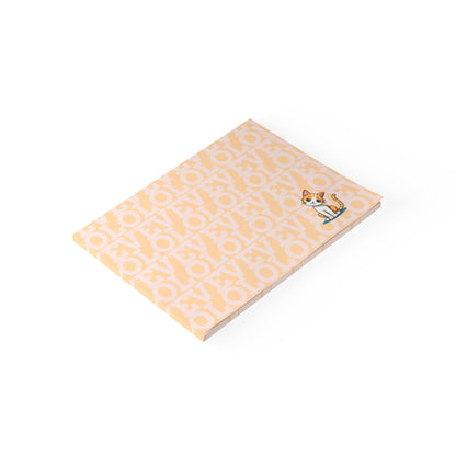 LOVE Post-it® Note Pads with Cute Orange Cat