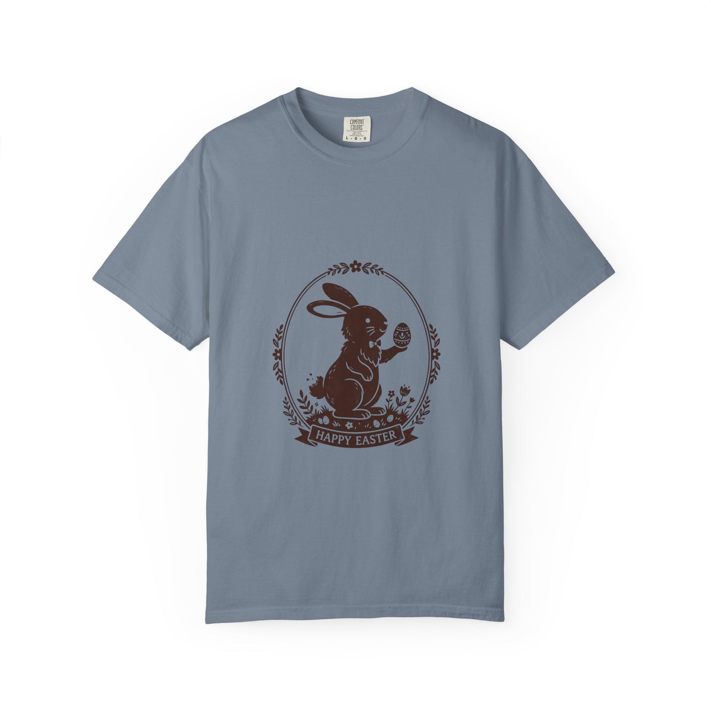 Easter Bunny Holding Egg T-Shirt | Happy Easter Graphic Tee