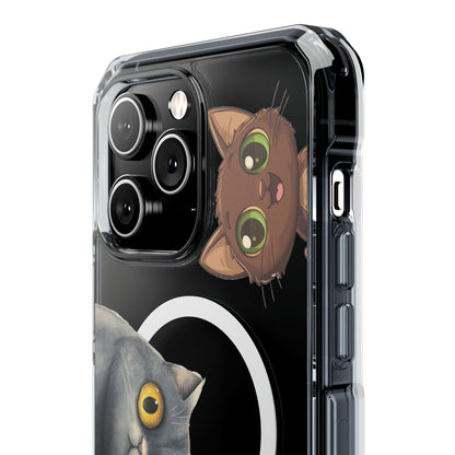 Peek-a-Cat Impact Case | MagSafe® Cute Kitty Design