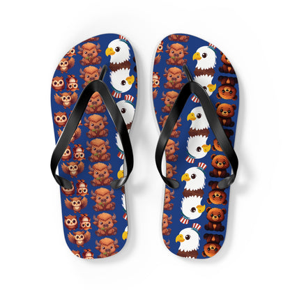 Flip Flops Cute Animal Print | Fun Summer Sandals for Beach Days, Poolside Chill, and Animal Lovers