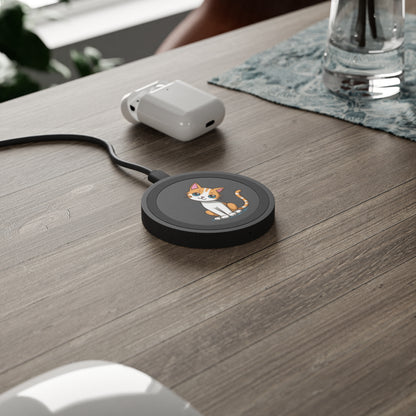 Lovely Cute Kitty Cat Quake Wireless Charging Pad Dock