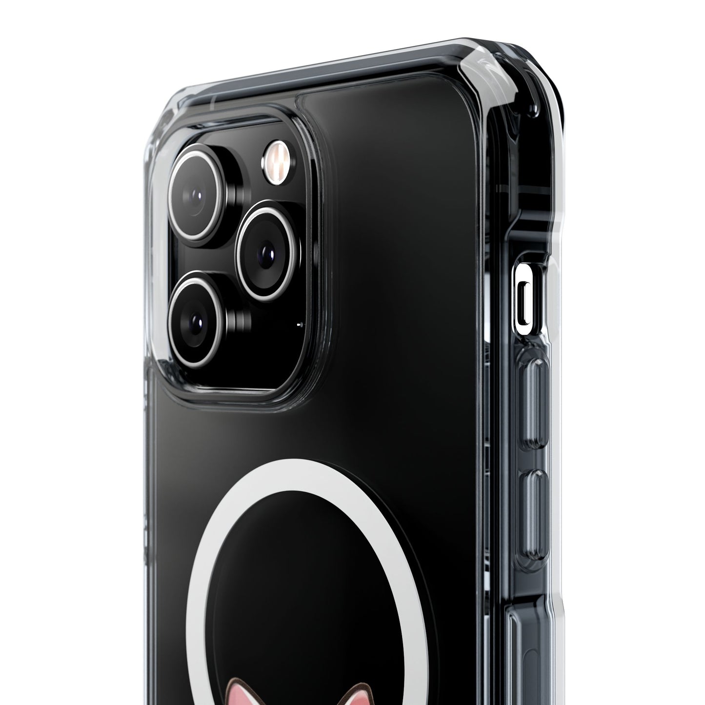 MagSafe® Cat-titude | Magnetic Clear Impact Case | Cute Calico Kitty Design