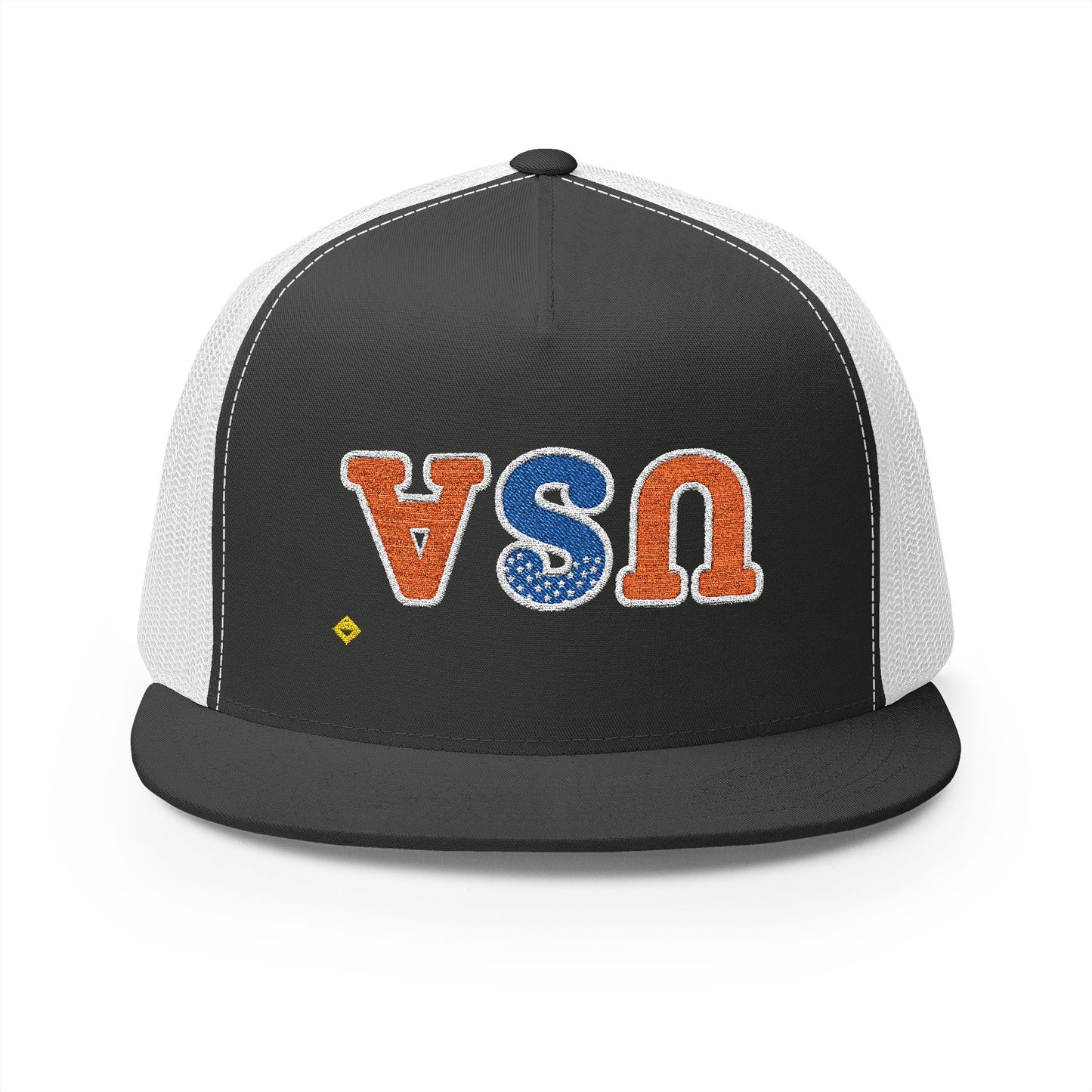Trucker Cap | Patriotic USA Embroidery | 5 Panel Snapback for Summer and Festivals