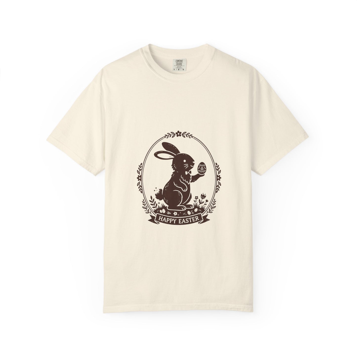 Easter Bunny Holding Egg T-Shirt | Happy Easter Graphic Tee