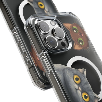 Peek-a-Cat Impact Case | MagSafe® Cute Kitty Design