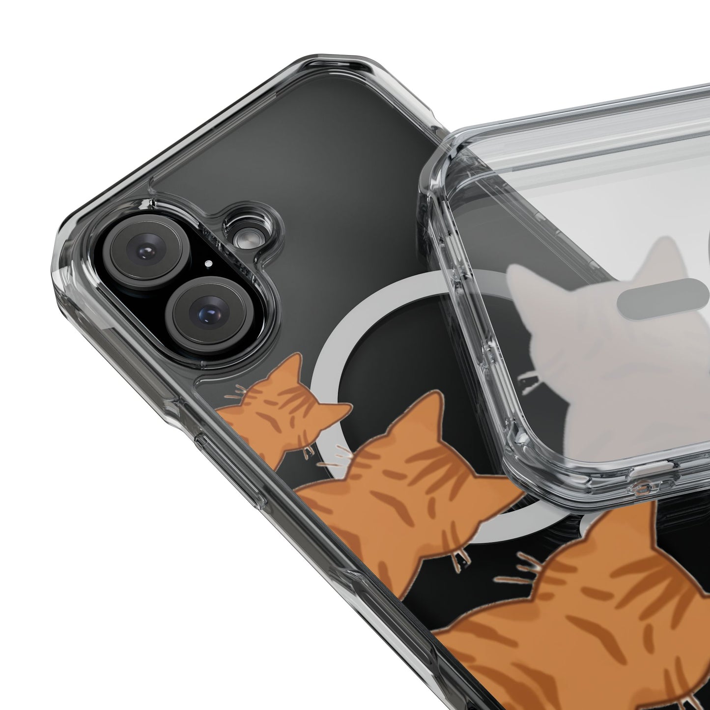 Cat Stack Magnetic | MagSafe® Clear Impact Case