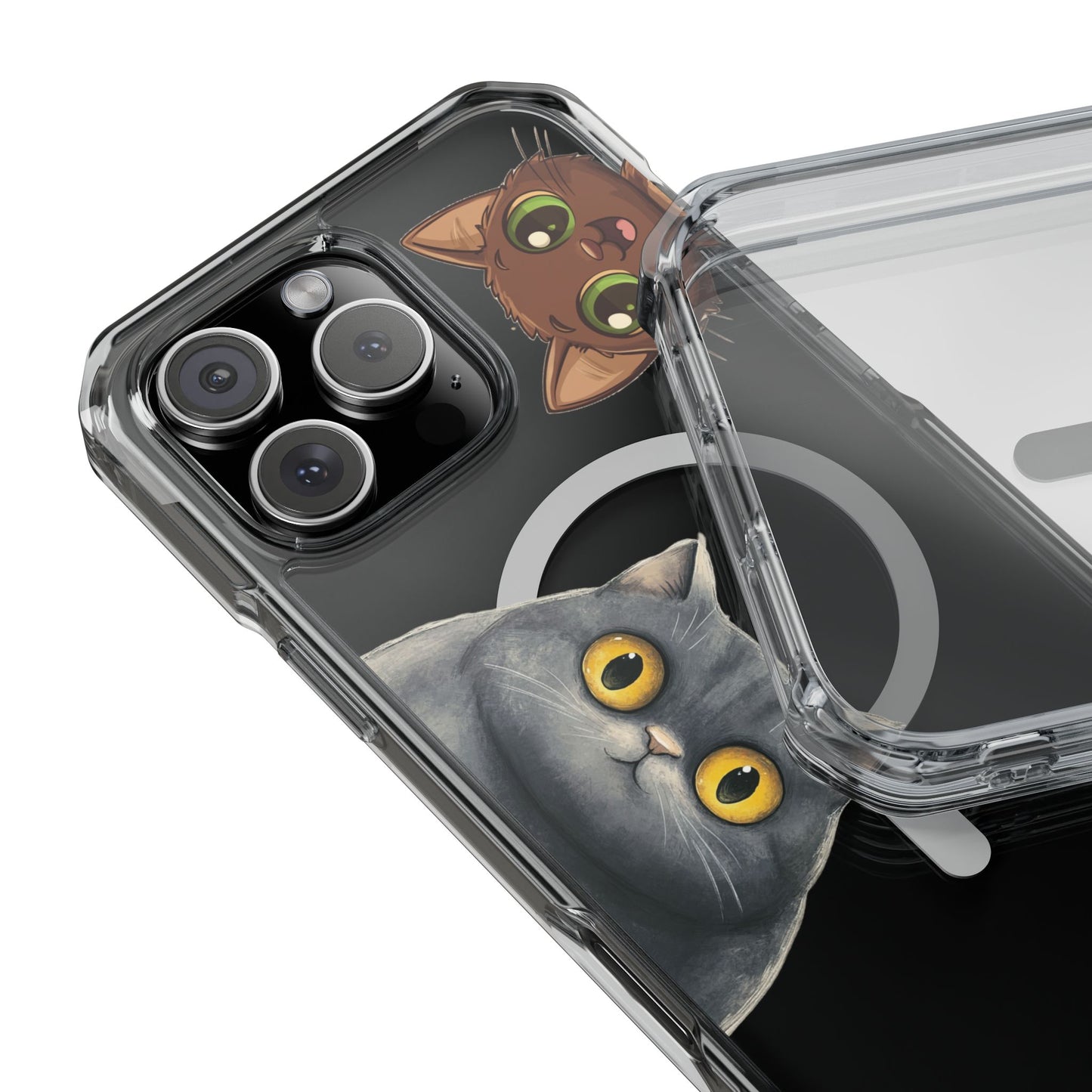 Peek-a-Cat Impact Case | MagSafe® Cute Kitty Design