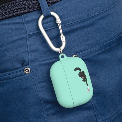 AirPods and AirPods Pro Case Cover - MEOW Cute Green Eyed Cat