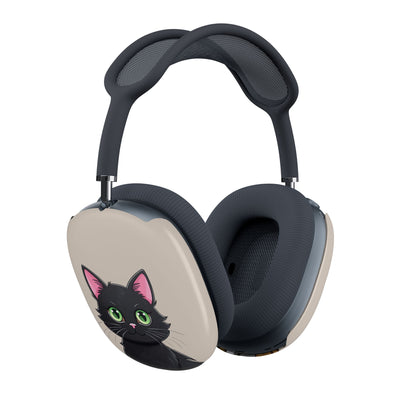 Cat-Themed AirPods Max Shell Case - Cute & Durable Protection
