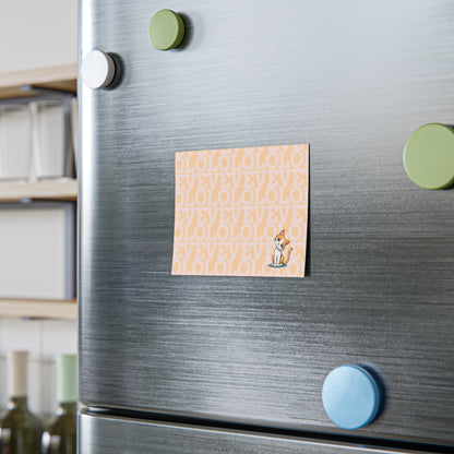 LOVE Post-it® Note Pads with Cute Orange Cat