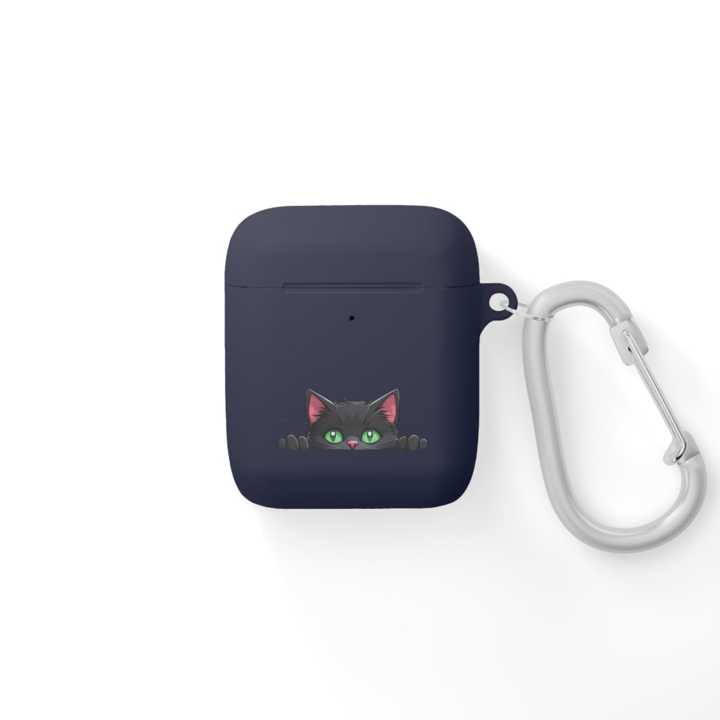 AirPods and AirPods Pro Case Cover - MEOW Cute Green Eyed Cat