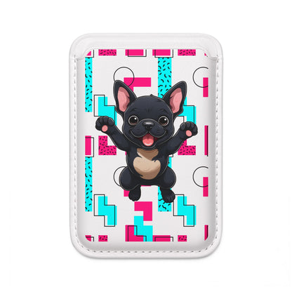 Frenchie Fun, Vegan Wallet | Cute French Bulldog Design | MagSafe® Card Holder