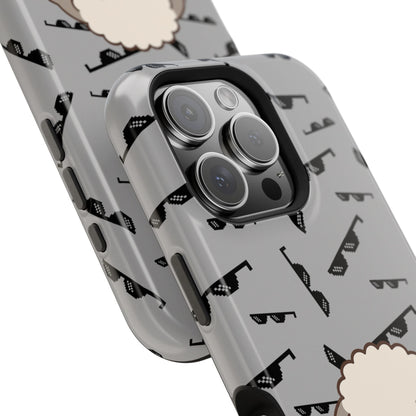 Cute Dog Magnetic Phone Case | Pet Lover Gift | Stylish Tough Cover | Cartoon Dog Print | MagSafe Compatible | Fun Phone Accessory