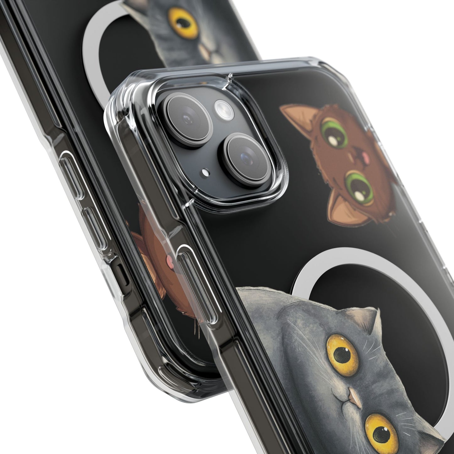 Peek-a-Cat Impact Case | MagSafe® Cute Kitty Design