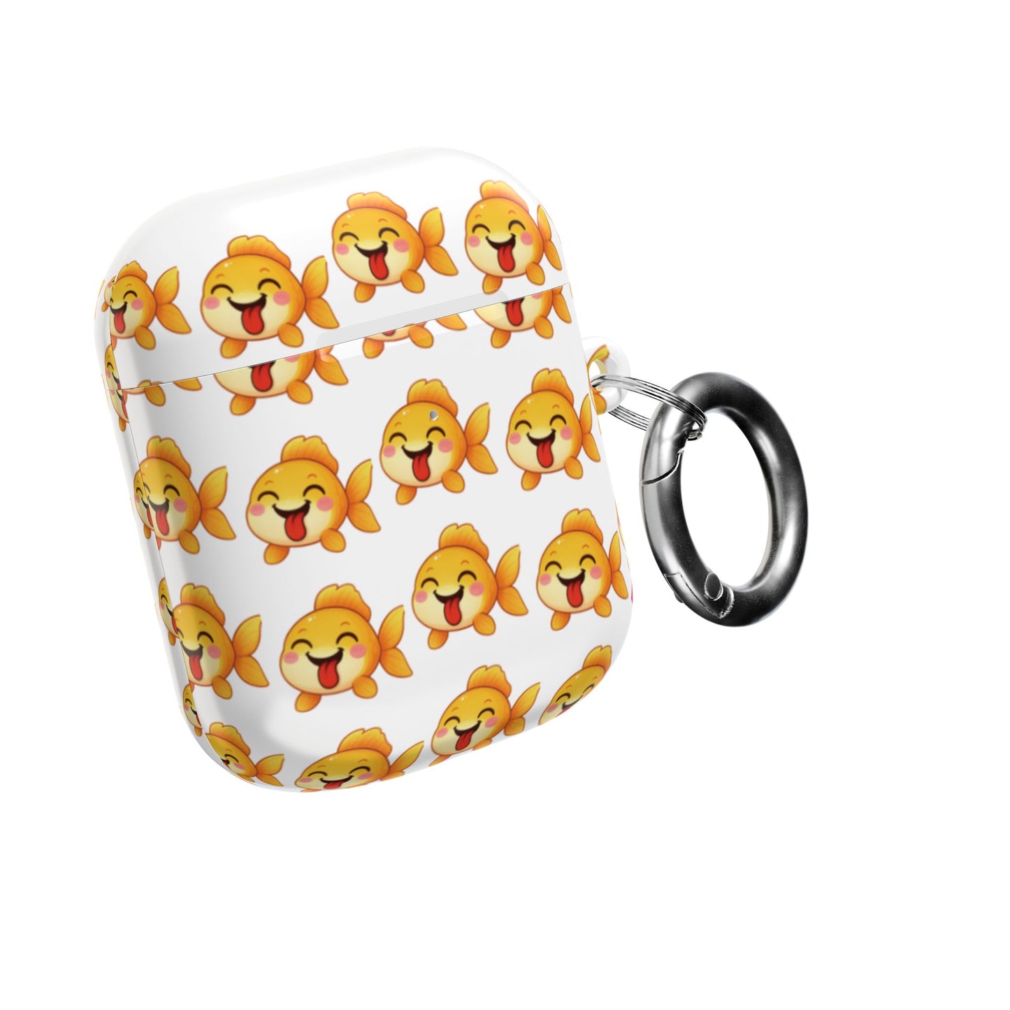 Cute Goldfish AirPods® Case | Protective Fish-Themed Cover for AirPods Pro, Gen 1 & 2 | Funny Orange Fish Pattern | Gift for Pet Lovers