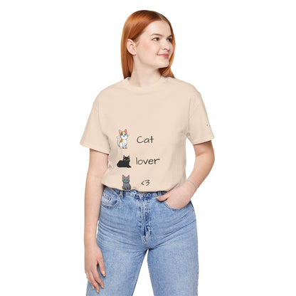 Cat Lover <3 Tee | Purrfectly Playful for Feline Fans!