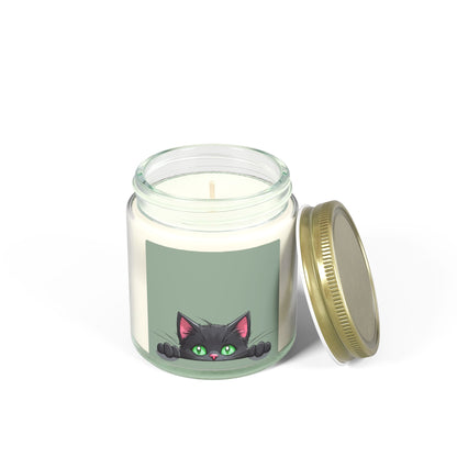 Purrfectly Cozy | Scented Candle with Black Cat Charm