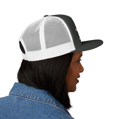 Trucker Cap | Patriotic USA Embroidery | 5 Panel Snapback for Summer and Festivals
