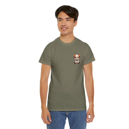 Dog on Skateboard Unisex Tee - Cute Jack Russell Terrier Design