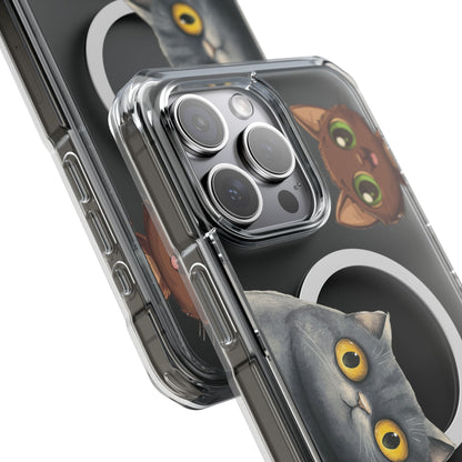 Peek-a-Cat Impact Case | MagSafe® Cute Kitty Design