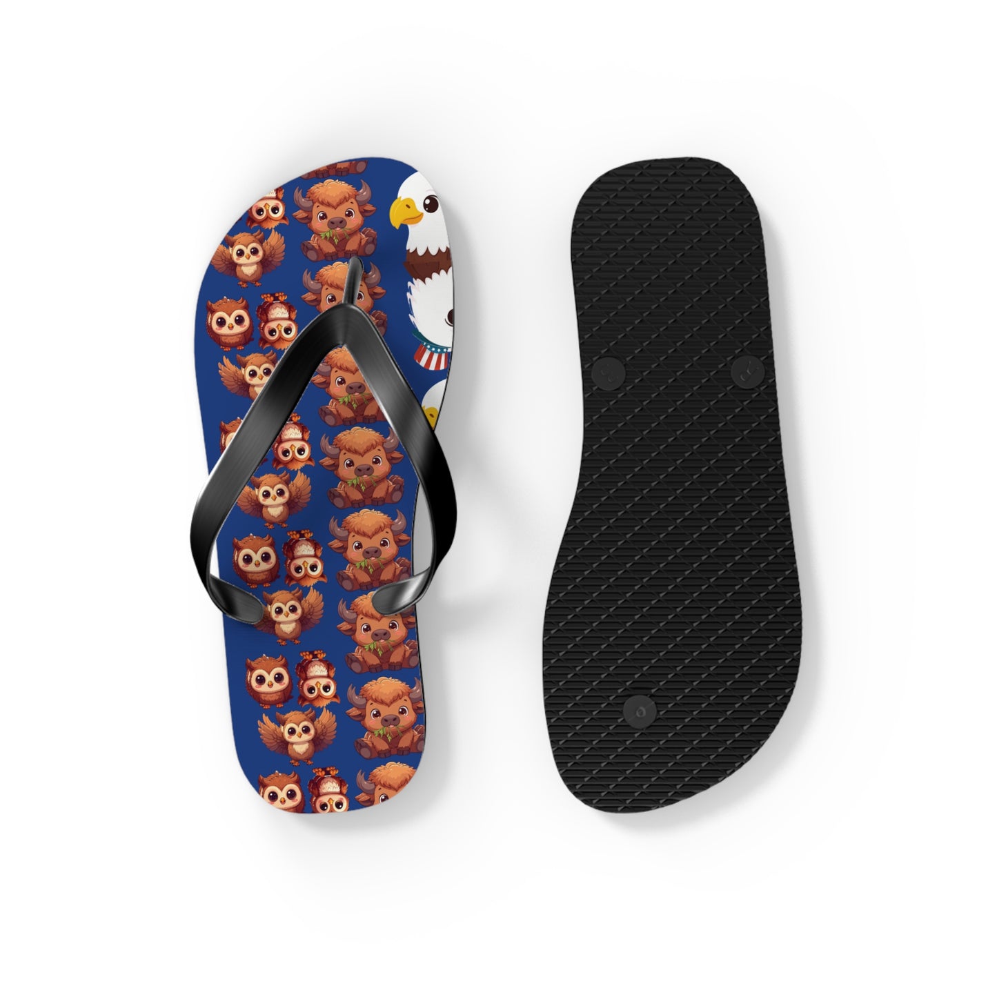 Flip Flops Cute Animal Print | Fun Summer Sandals for Beach Days, Poolside Chill, and Animal Lovers