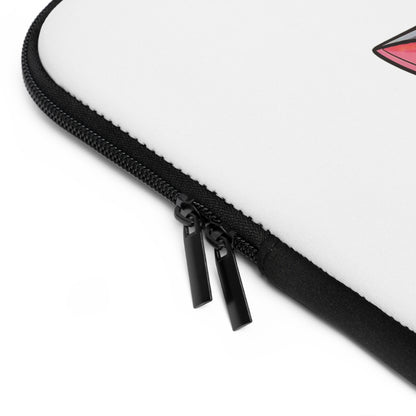 Peek-a-Meow Protection | Cute Gray Cat Laptop Sleeve for Work & Play