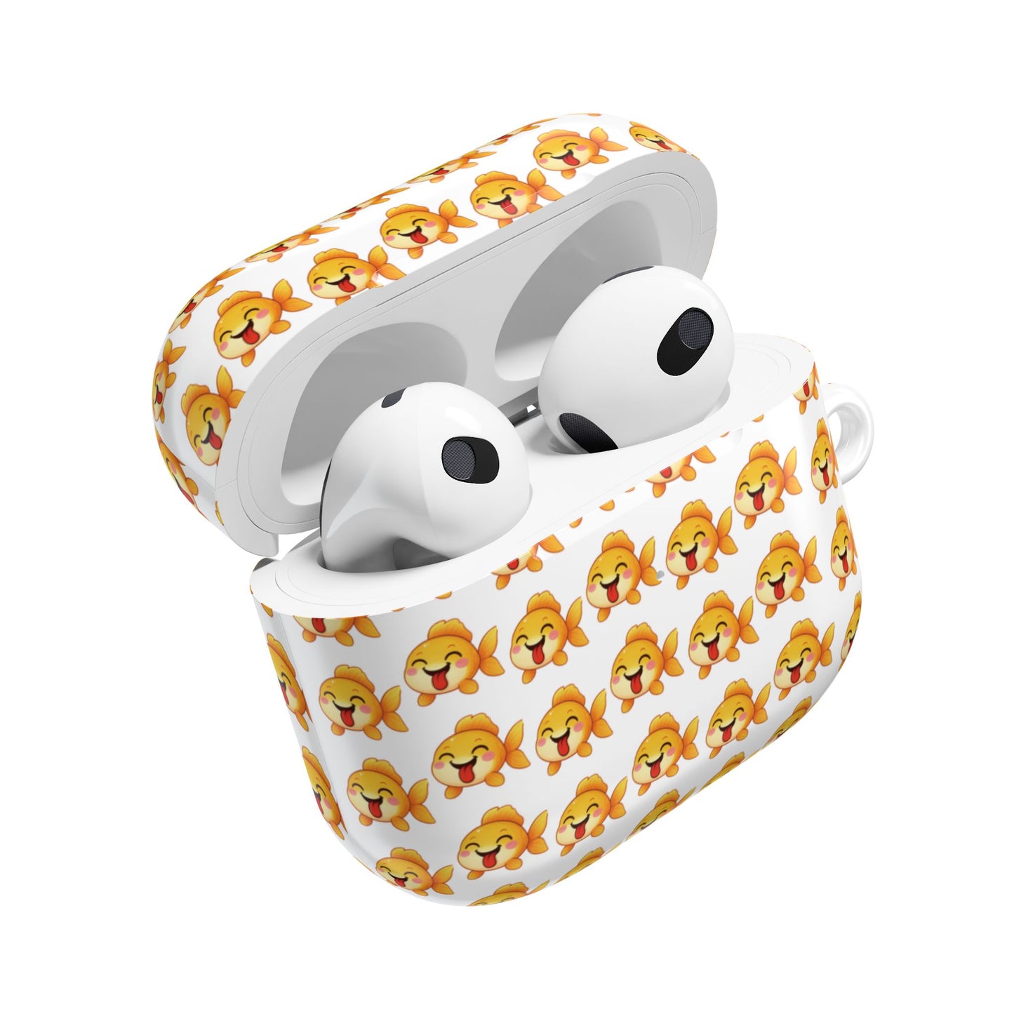 Cute Goldfish AirPods® Case | Protective Fish-Themed Cover for AirPods Pro, Gen 1 & 2 | Funny Orange Fish Pattern | Gift for Pet Lovers