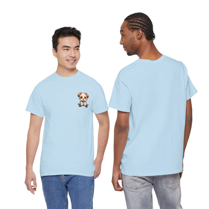 Dog on Skateboard Unisex Tee - Cute Jack Russell Terrier Design