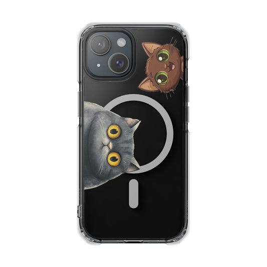 Peek-a-Cat Impact Case | MagSafe® Cute Kitty Design