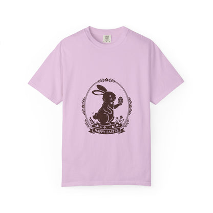 Easter Bunny Holding Egg T-Shirt | Happy Easter Graphic Tee