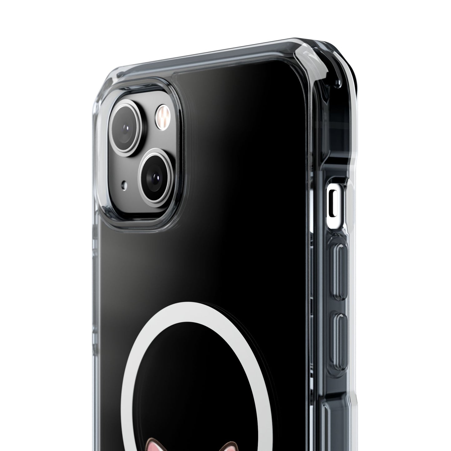 MagSafe® Cat-titude | Magnetic Clear Impact Case | Cute Calico Kitty Design