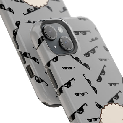 Cute Dog Magnetic Phone Case | Pet Lover Gift | Stylish Tough Cover | Cartoon Dog Print | MagSafe Compatible | Fun Phone Accessory