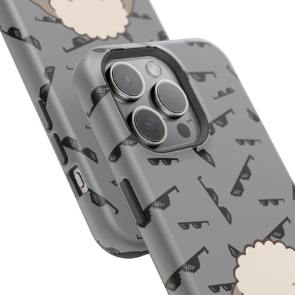 Cute Dog Magnetic Phone Case | Pet Lover Gift | Stylish Tough Cover | Cartoon Dog Print | MagSafe Compatible | Fun Phone Accessory