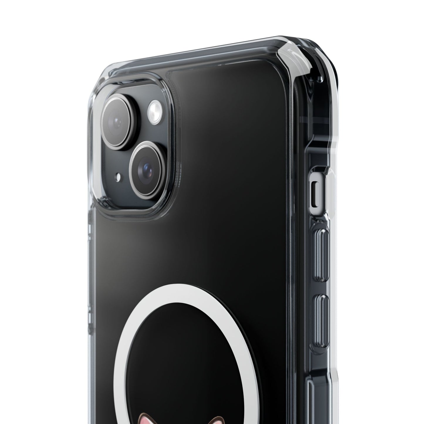 MagSafe® Cat-titude | Magnetic Clear Impact Case | Cute Calico Kitty Design