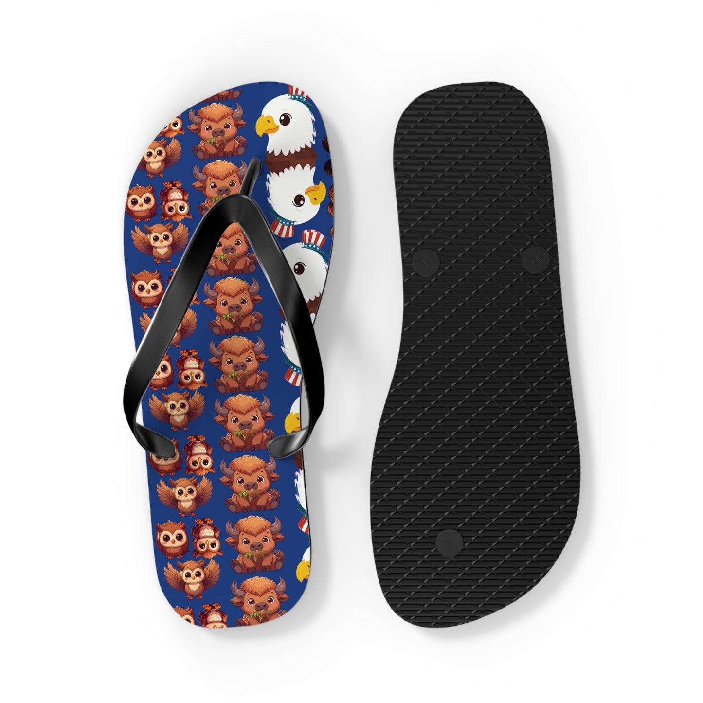 Flip Flops Cute Animal Print | Fun Summer Sandals for Beach Days, Poolside Chill, and Animal Lovers