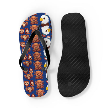 Flip Flops Cute Animal Print | Fun Summer Sandals for Beach Days, Poolside Chill, and Animal Lovers