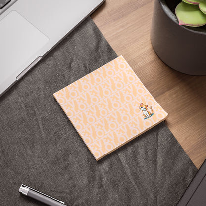 LOVE Post-it® Note Pads with Cute Orange Cat
