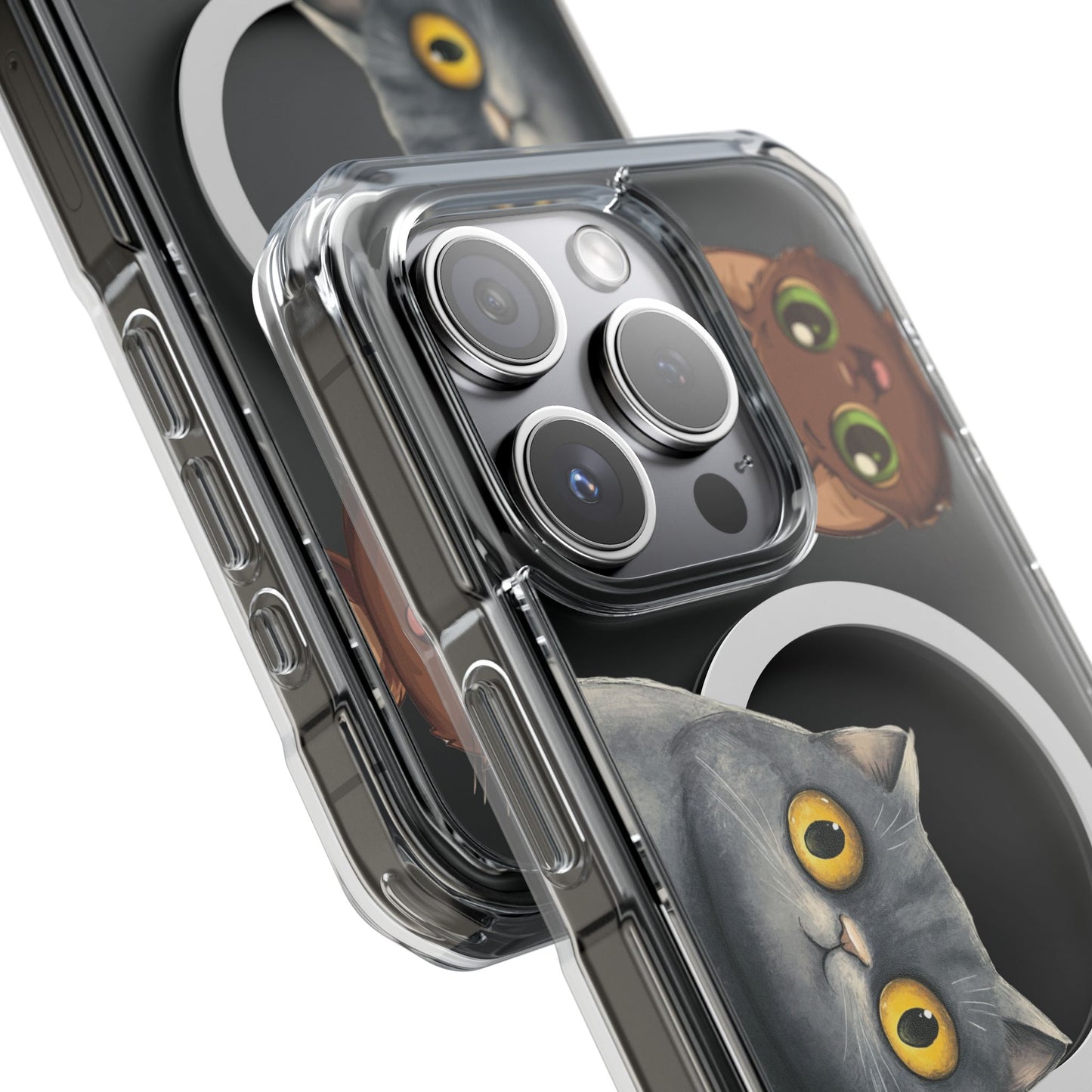 Peek-a-Cat Impact Case | MagSafe® Cute Kitty Design