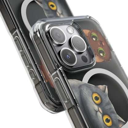 Peek-a-Cat Impact Case | MagSafe® Cute Kitty Design