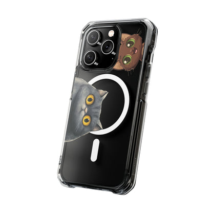 Peek-a-Cat Impact Case | MagSafe® Cute Kitty Design