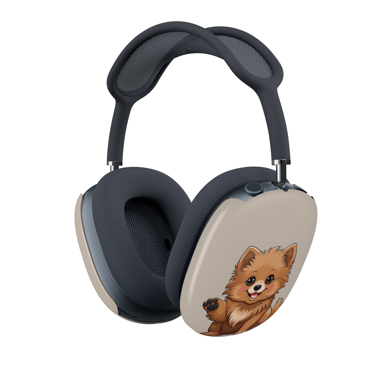 Dog Lover AirPods Max Shell Case, Cute Pomeranian & Chihuahua Design, Adorable Apple Fan or Pet Owner Gift,  Animal Lover Gift - Woof Woof