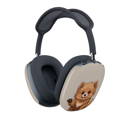 Dog Lover AirPods Max Shell Case, Cute Pomeranian & Chihuahua Design, Adorable Apple Fan or Pet Owner Gift,  Animal Lover Gift - Woof Woof