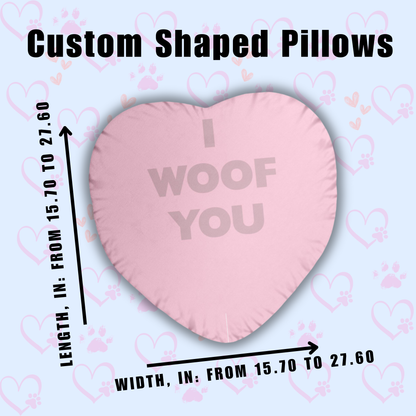Custom Shaped Pillow - Personalized Photo Pillow - Unique Animal or Object Cushion - Cute Home Decor or Gift Idea