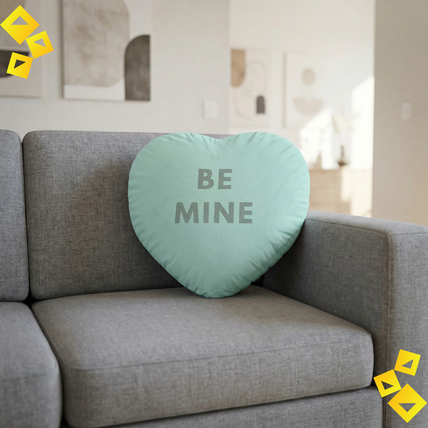 Custom Shaped Pillow - Personalized Heart Pillow - Cushion - Custom Design Pillow for Home Decor & Gifts